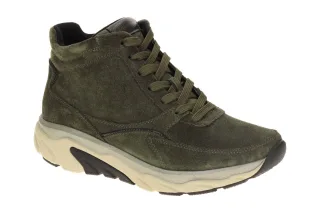 Gabor 76.836.33 Damen Stiefeletten Olive Gr?n Komfort Keilabsatz