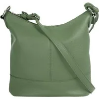 Cluty Umhängetasche, echt Leder, Made in Italy