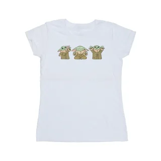 Star Wars - "The Mandalorian" T-Shirt für Damen (Weiß)