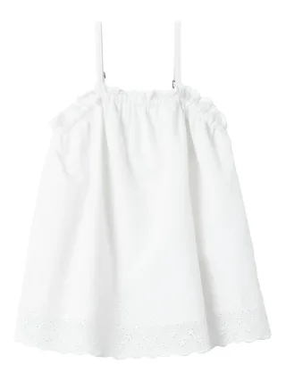 NAME IT - NKFFIONA SHORT STRAP TOP bright white - Gr. - 146/152