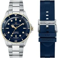 PHILIP WATCH UHREN Chronograph Philip Watch Herren-Uhren-Sets Analog Automatik