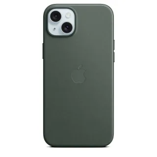 Apple Feingewebe Case mit MagSafe [für iPhone 15 Plus] immergrün