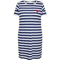 ONLY CARMAKOMA Jerseykleid CARANITA LIFE S/S O-NECK ABK DRESS JRS