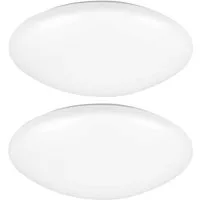 V-TAC LED Deckenleuchte, LED-Leuchtmittel fest verbaut, Tageslichtweiß, Deckenlampe Deckenleuchte Flurlampe Tageslicht Treppenhauslampe LED