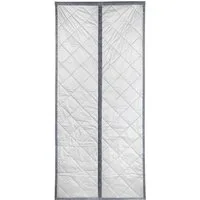 Maximex Türvorhang Wärmeschutz 2in1 (1 St), Klettband, verdunkelnd, Polyester, 80x200 cm, Thermo-Vorhang, reflektierende Außenseite, blickdicht