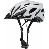 Airtracks Fahrradhelm Fahrradhelm Savage S/M (53-58cm), L/XL (58-63cm) (KJ-201 für Herren und Damen - EPS Körper), + IN MOULD / Neon Weiß Schwarz Matt