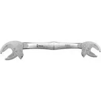 6006 Joker M / L Selbstjustierender Doppelmaulschlüssel, Schraubenschlüssel silber, SW 13 - 19mm und 1/2" - 3/4"