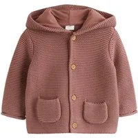 Next Strickjacke Baby Strickjacke mit Kapuze (1-tlg)