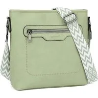 TAN.TOMI Umhängetasche Schultertasche für Damen Modische Henkeltasche Crossbody Bag, Multi-Taschen-Design, verstellbare Schultergurte, Gesäßtasche
