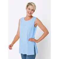 Sieh an! Shirttop Longtop Ärmellos