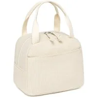 Agger Kühltasche Corduroy-Kühltasche, auslaufsichere isolierte Lunchtasche, geeignet für Reisen, Arbeit und Picknicks