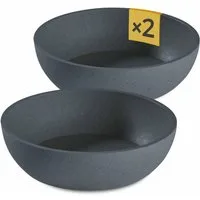 Piupet Futternapf Futternapf und Wassernapf für Hunde I Spülmaschinenfest I 1 - 1,6L, 50% Bambus, 50% PP, spülmaschinenfest, rutschfeste Unterseite
