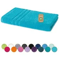 Lavea Handtücher Bali Handtuch 50x100 cm, Sporthandtuch, Fitness-Handtuch, Weiches Bio-Baumwollfrottee (1-St), pflegeleicht, GOTS-zertifiziert, extra saugstark mit 500g/m²