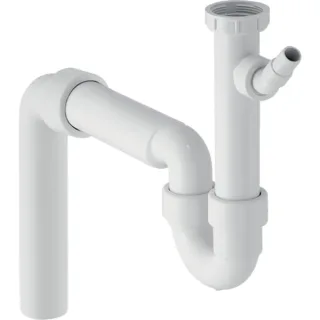 Geberit Spültisch-Ablauf G1 1/2x40 mm weiß in PP Universal-Abgangsbogen für ein Becken 152556111
