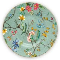 PiP Studio Brotteller Jolie Flowers Blue Teller (Petit Four) 12 cm, Petit Four Jolie Flowers Blue 12cm
