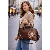 Trend Import Shopper NEW YORK YANKEES Handtasche braun, Umhängetasche, Schultertasche