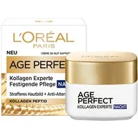 L'ORÉAL PARIS Nachtcreme AGE PERFECT PRO-KOLLAGEN EXPERTE NACHTCREME, feuchtigkeitsspendend, sorgt für mehr Straffheit