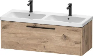 Duravit D-Code Waschtischunterschrank wandhängend Auszug 1, für Doppelwaschtisch  DC46690BD550000