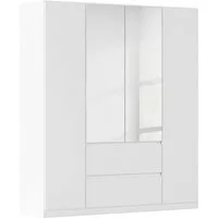 rauch Drehtürenschrank Schrank Garderobe MAINZ Breiten 91/136/181/226/271/315/360, Höhe 210cm (3 verschiedene Ausstattungen BASIC/CLASSIC/PREMIUM (inkl. SOFT-CLOSE) grifflose Front, Außentüren mit Push-to-Open Funktion MADE IN GERMANY