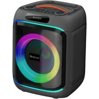 Denver BPS-270, Bluetooth Partylautsprecher 40W RMS mit 8" Woofer und TWS Party-Lautsprecher (40 W, tragbar, Griff, LED-Beleuchtung, TWS-Pairing möglich, Fernbedienung)