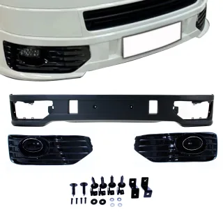 Frontspoiler Spoiler Lippe Stoßstange + Gitter für VW T5 Facelift ab 2009-2015