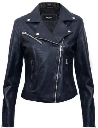 Smarte Damen-Bikerjacke aus Leder – Matlock