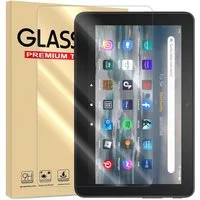 Numerva Schutzfolie Panzer Folie Echt Glas für Amazon Fire HD10 (2021), (Schutzfolie, 1x Schutzfolie 2x Reinigungstücher), Tablet Display Schutzglas Folie Echt Glas Folie 9H