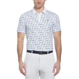 Original Penguin - Poloshirt für Herren, Emblem (Leuchtend Weiß)