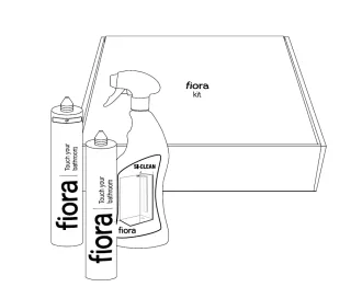 Fiora Kit: MS Kleber, Silikon und Siclean (1+1+1) FIOKIT01