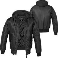 Brandit Outdoorjacke Brandit MA1 Pilotenjacke mit Kapuze Sweat Hooded