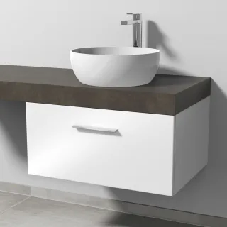 Sanipa Waschtischunterbau mit Auszug 2morrow (G2322) 340x700x520 Weiß-Glanz, G232278 G232278