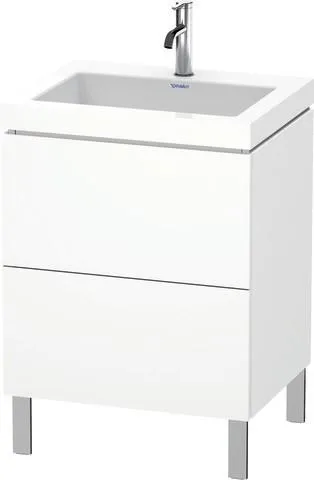 Duravit L-Cube c-bonded Set bodenstehend Weiß Matt 600x480x698 mm - LC6936O1818 LC6936O1818