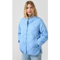 s.Oliver Funktionsjacke Outdoor-Jacke Steppjacke mit Bomberkragen und seitlichen Schlitzen