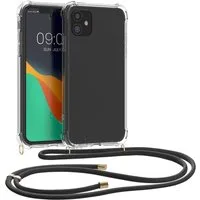 kwmobile Etui Necklace Case für Apple iPhone 11, Hülle Silikon mit Handykette - Band Handyhülle
