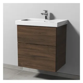 Sanipa 3way Waschtischunterbau zu Geberit iCon Light Waschtisch mit 2 Auszügen, Eiche-Arizona SM57180