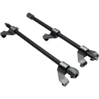 CCLIFE Montagewerkzeug 370mm Federspanner Set Tuning Tieferlegung 2tlg KFZ Montagespanner, B: 9.5 cm, L: 38 cm