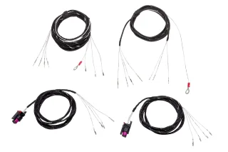 Original Kufatec Kabelsatz Kabelbaum Adapter Kabel Komfortschlüssel Kessy Erweiterung Fondtüren für Seat Arona KJ Ateca KH7 Ibiza KJ Leon 5F