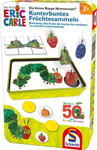 Schmidt Spiele 51237 - Die kleine Raupe Nimmersatt: Kunterbuntes Früchtesammeln
