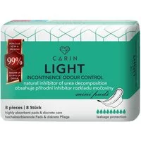 CARIN Inkontinenz-Einlage Carin Odour Control, 32-St., 4er Packung (32 Einlagen), hoch saugfähige und diskrete Damenbinden