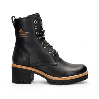 Panama Jack Damen-Stiefeletten Padma B11 aus schwarzem Leder