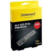 Intenso Intenso SSD M.2 PCIe Express interne Festplatte Premium 3D NAND 500GB SSD-Festplatte
