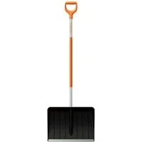 Fiskars Schneeschieber SnowXpert, (Einzelgerät, Wird demontiert geliefert), Aluminiumstiel,Polymer,robust,stabil,scharf