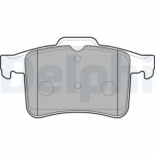 Delphi Bremsbel?ge hinten Jaguar Xf Xj Xk