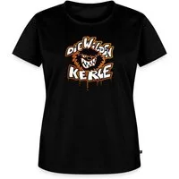 Spreadshirt T-Shirt Die Wilden Kerle Logo Tropfen Graffiti Frauen Premium T-Shirt (1-tlg)