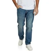 TOM TAILOR Straight-Jeans Herren Jeanshose Marvin Regular Fit Denim Hose mit Stretch