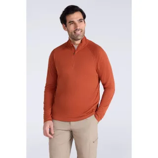 Mountain Warehouse - Sweatshirt mit halbem Reißverschluss für Herren (Rostfarben)