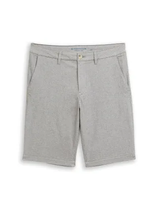 Tom Tailor - Chino Shorts mit Stretch deep leaf green structure - Gr. - 30