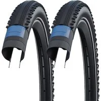 Schwalbe Fahrradreifen 2x Schwalbe Hurricane 57-622 Drahtreifen RaceGuard 29x2.25, (2-tlg), Drahtreifen