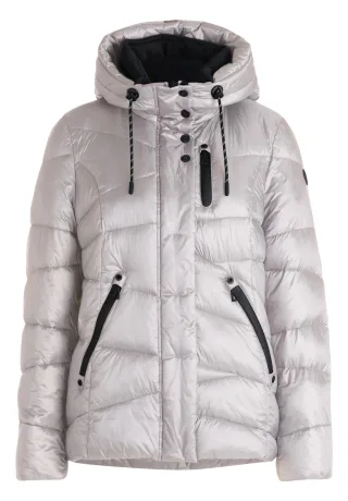 Gil Bret - Steppjacke grau beige - Gr. - 38