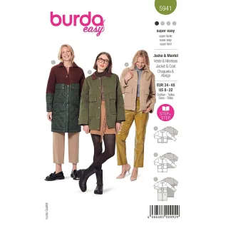 burda Schnitt 5941 "Kastenjacke"